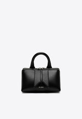 The Attico Mini Friday Calf Leather Top Handle Bag Black 231WAH02L019/P_ATTIC-100