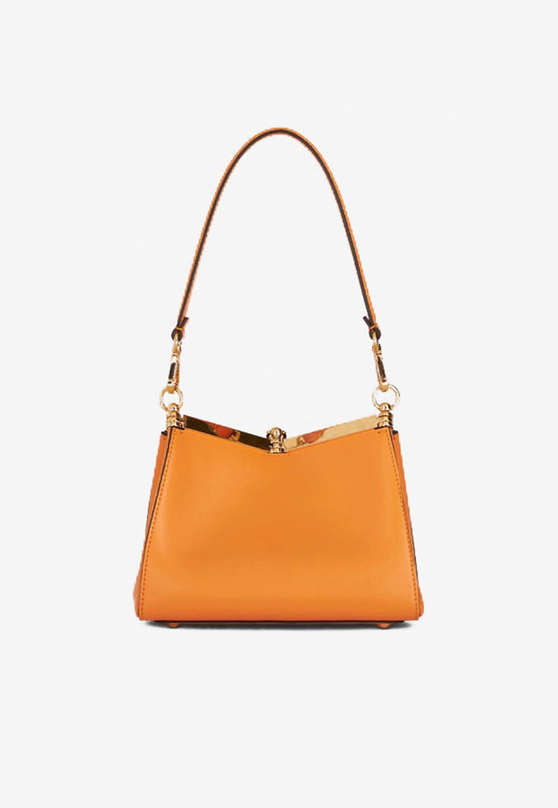Etro Mini Vela Leather Shoulder Bag Orange 232P1P0552192ORANGE