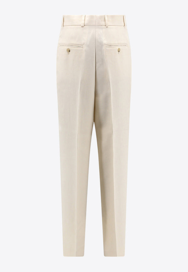 Toteme Double-pleated Tailored Pants 234-WRB847-FB0065CREAM