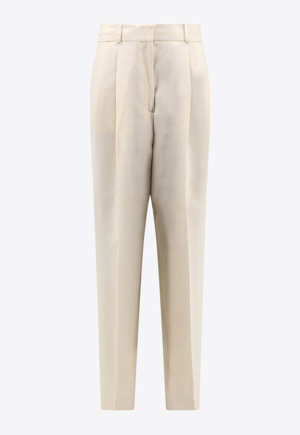 Toteme Double-pleated Tailored Pants 234-WRB847-FB0065CREAM