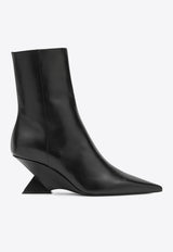 The Attico Cheope 60 Pointed Ankle Boots Black 236WS712L019/P_ATTIC-100