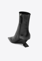 The Attico Cheope 60 Pointed Ankle Boots Black 236WS712L019/P_ATTIC-100