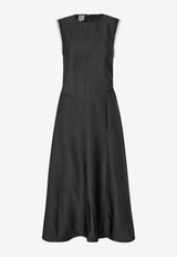 Baum und Pferdgarten Atina Asymmetrical Midi Dress Black 23818BLACK