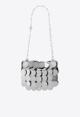 Paco Rabanne Nano Sparkle Discs Shoulder Bag Silver 23ASS0137_PLX001_P040