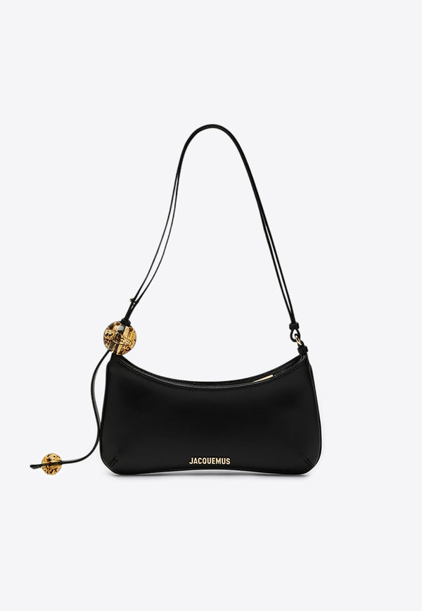 Jacquemus Le Bisou Leather Shoulder Bag Black 23E231BA0573000/P_JACQM-990