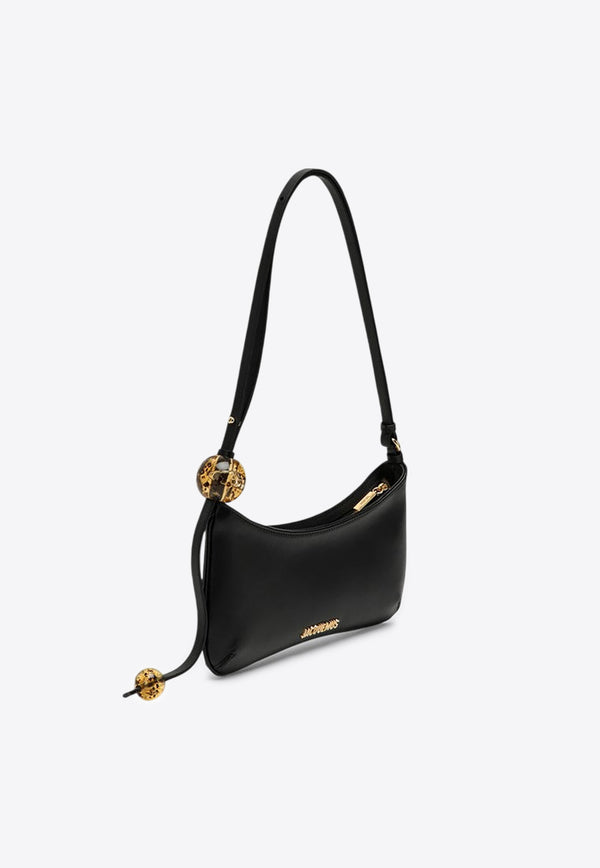 Jacquemus Le Bisou Leather Shoulder Bag Black 23E231BA0573000/P_JACQM-990