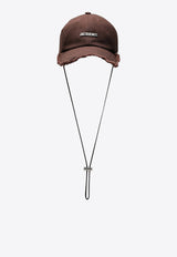 Jacquemus Logo Embossed Baseball Cap Brown 23EACU00452AW00255/R_JACQM-850