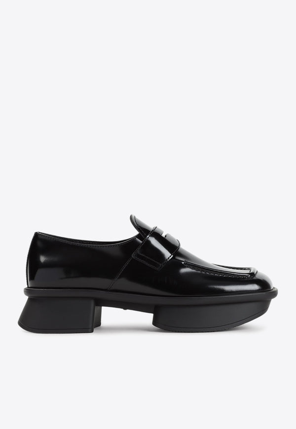 Logo Leather Loafers