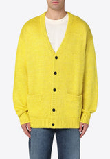 New Amsterdam Surf Association V-neck Buttoned Cardigan Yellow 2402070001LI/P_NEWA-YE