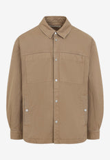 Embroidered Buttoned Overshirt