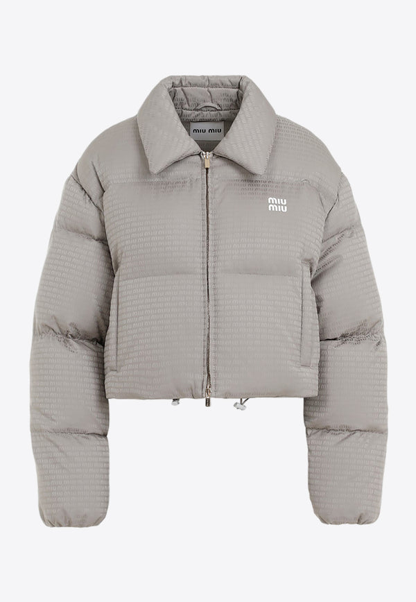 All-Over Logo Down Jacket