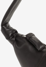 Small Croissant Leather Shoulder Bag