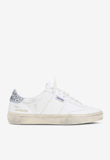 Soul Star Low-Top Sneakers in Distressed Leather