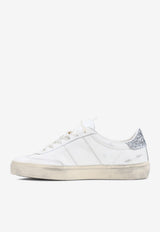 Soul Star Low-Top Sneakers in Distressed Leather