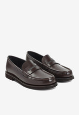Leather Slip-On Loafers