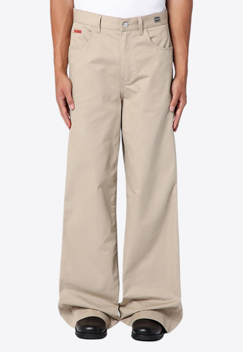 Martine Rose Sport Straight-Leg Chino Pants Beige 240WP02705CO/P_MARTI-BEI