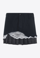 Patched Cargo Mini Skirt