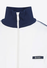 Logo Label Zip-Up Jacket