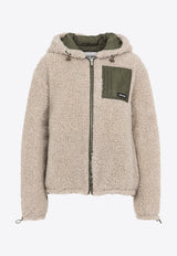 Wool Teddy Hooded Jacket