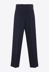 Wool Tailored Pants with Pleats