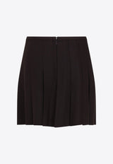 Pleated Mini Skirt