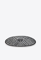 Crystal-Embellished Hair Clip