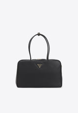 Large Leather Top Handle Bag