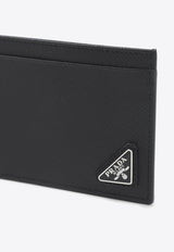 Triangle Logo Leather Cardholder