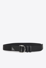 D-Ring Belt with Enameled-Logo