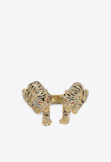 Tiger Head Cuff Bracelet