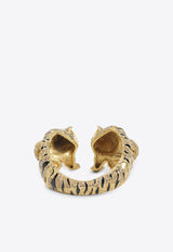 Tiger Head Cuff Bracelet