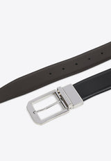 Monogram Two-Tone Leather Belt