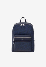 Ferragamo Embossed Gancini Backpack Navy 241366 TRAV EMB BLO 791427 NEW NAVY DKB