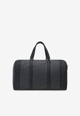 Ferragamo Monogram Jacquard Duffel Bag Black 241649 ALL OVER 780847 NERO