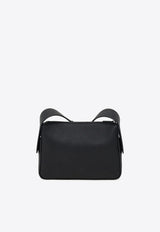 Ferragamo Utility Leather Crossbody Bag Black 241765 TWINS 784881 NERO