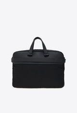 Ferragamo Logo Stamp Briefcase Black 241786 TWINS NYLON 786272 NERO