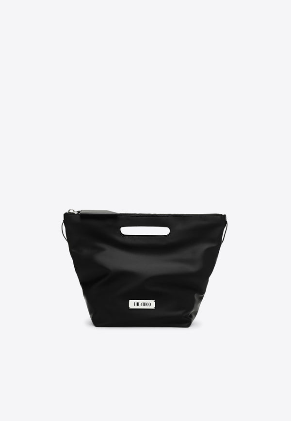 The Attico Via Dei Giardini 30 Satin Handbag Black 241WAH47AC04/P_ATTIC-100