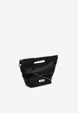 The Attico Via Dei Giardini 30 Satin Handbag Black 241WAH47AC04/P_ATTIC-100