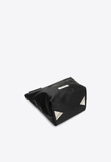 The Attico Via Dei Giardini 30 Satin Handbag Black 241WAH47AC04/P_ATTIC-100