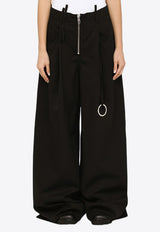 The Attico Oversized Wool Pants Black 241WCP148W046/O_ATTIC-100