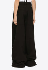 The Attico Oversized Wool Pants Black 241WCP148W046/O_ATTIC-100