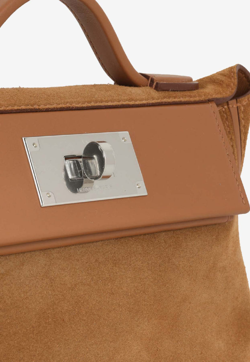 24/24 21 in Gold Grizzly Swift Leather with Palladium Hardware