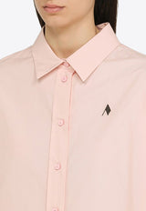 The Attico Diana Long-Sleeved Button-Up Shirt 242WCH04C052/O_ATTIC-589
