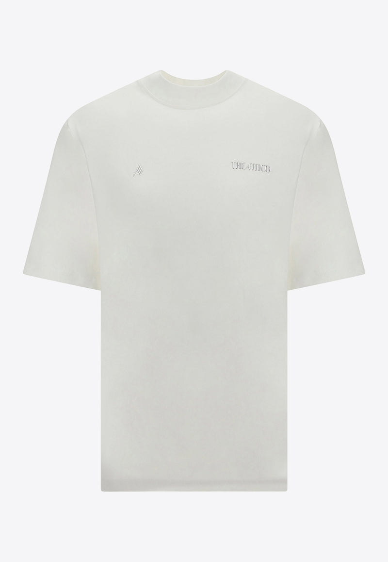 The Attico Killie Crewneck T-shirt 242WCT173J025WHITE