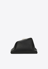 The Attico Day Off Nappa Leather Clutch Bag Black 246WAH49L001/P_ATTIC-100