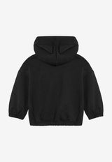 Mini Rodini Girls Cat Ears Hooded Sweatshirt Black 2472016099CO/R_MIRO-BLK