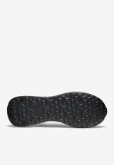 MAGNANNI Leather and Suede Sneakers Blue 24747_BLUE