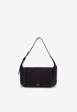 The Attico 7/7 Suede Shoulder Bag Purple 247WAH37L108/P_ATTIC-769