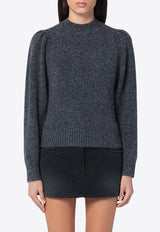 Isabel Marant Etoile Onnie Alpaca-Blend Sweater Gray 24APU0507FAB3L04E/P_ISAET-02DG