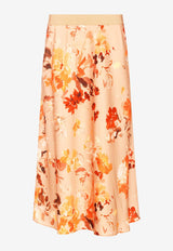 Aje Floral Print Midi Skirt 24AW4057FLORAL